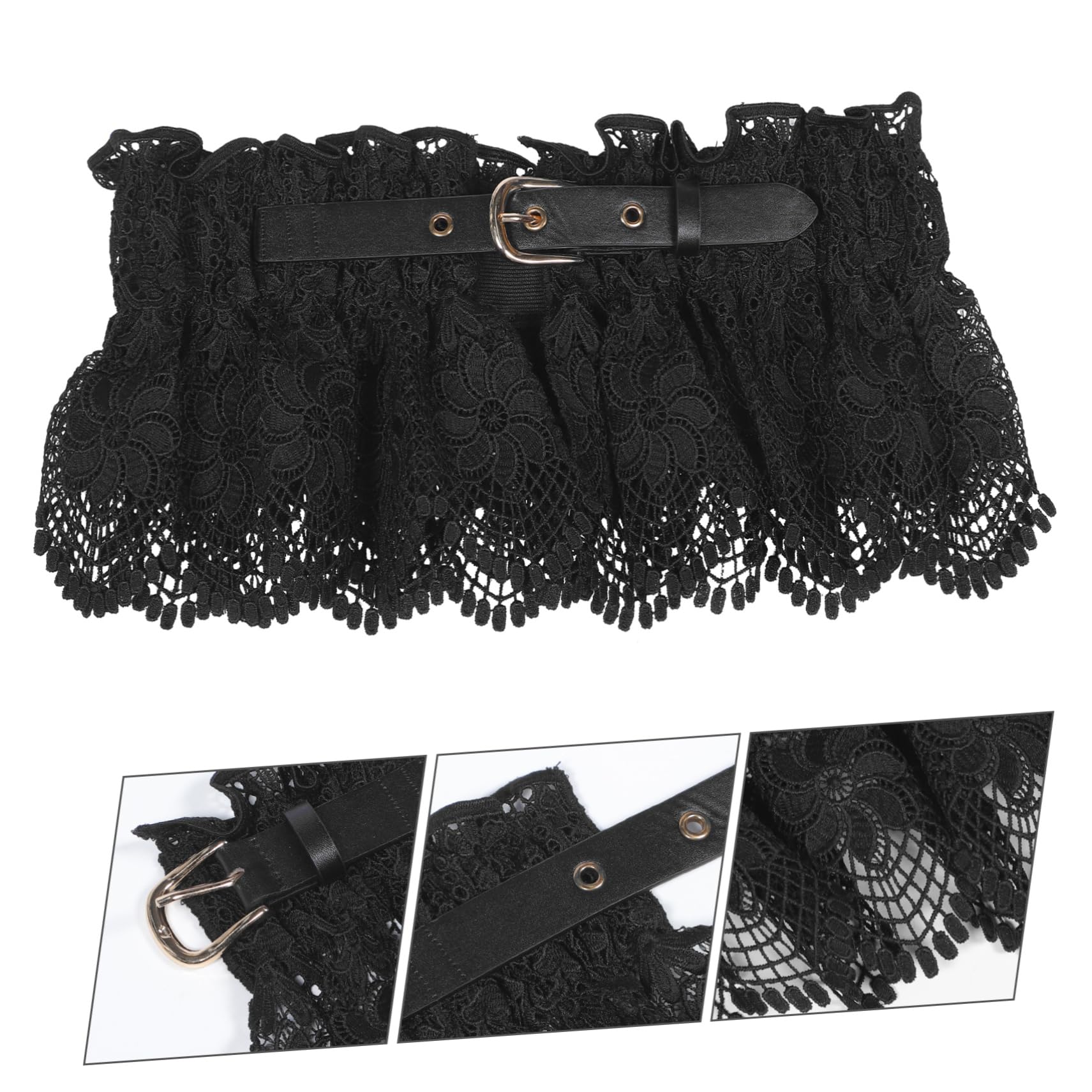 SOIMISS 3piezas Cinturón De Encaje Para Mujer y Elástico Para Vestidos y Camisas Accesorio De Moda Versátil Para Fiestas y Uso Diario