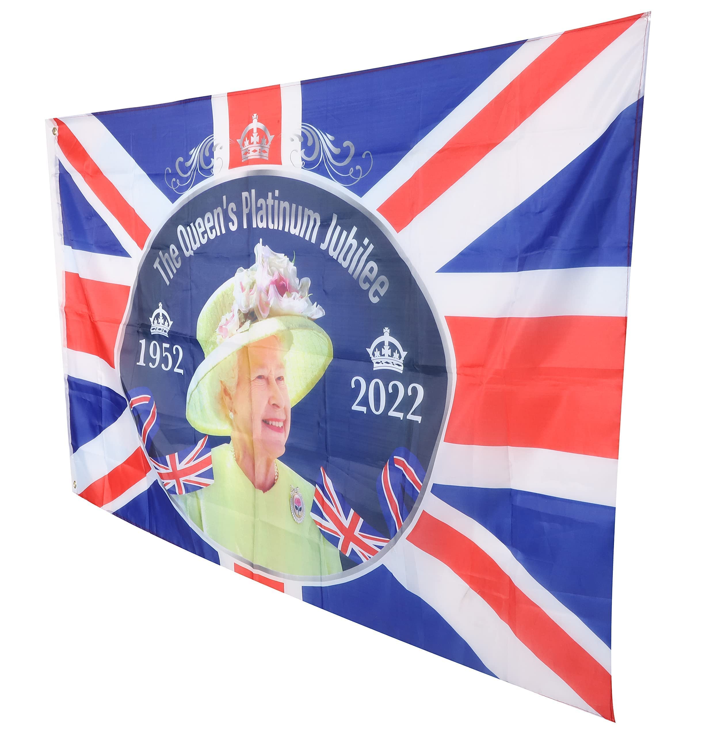 Toyland® 2 Piece 5ft x 3.3ft (152cm x 101cm) Large St George England & British Union Jack Flag - Image 2