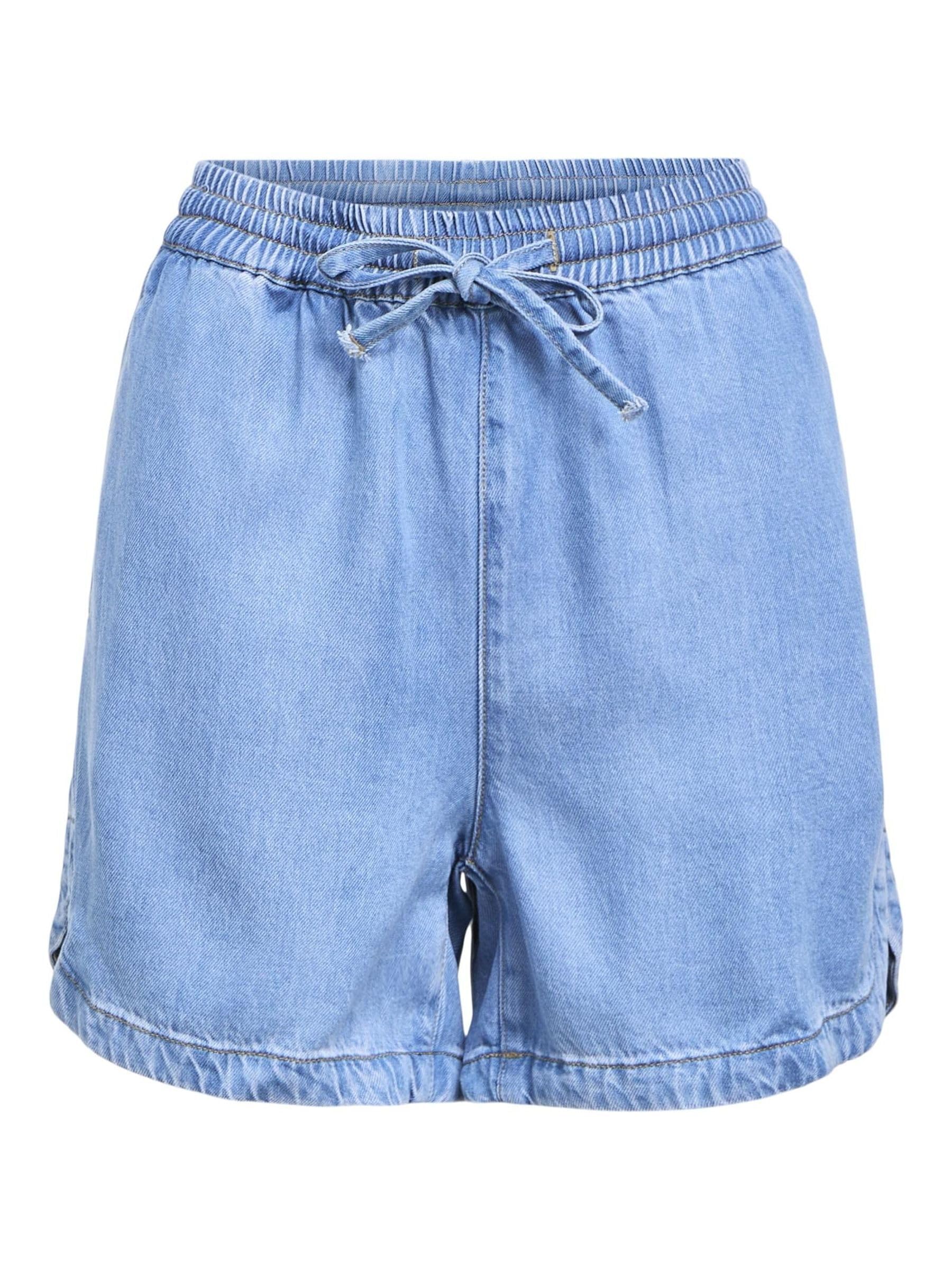 Object Female Jeansshorts Casual Short en Jean décontracté pour Femme