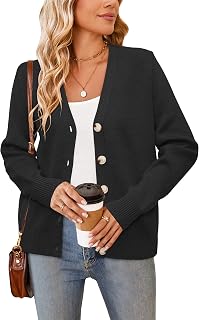 Womens Fall Fashion 2024 Wool Blended Cardigan Sweater Button Down Long Sleeve Knit Outerwear Coats