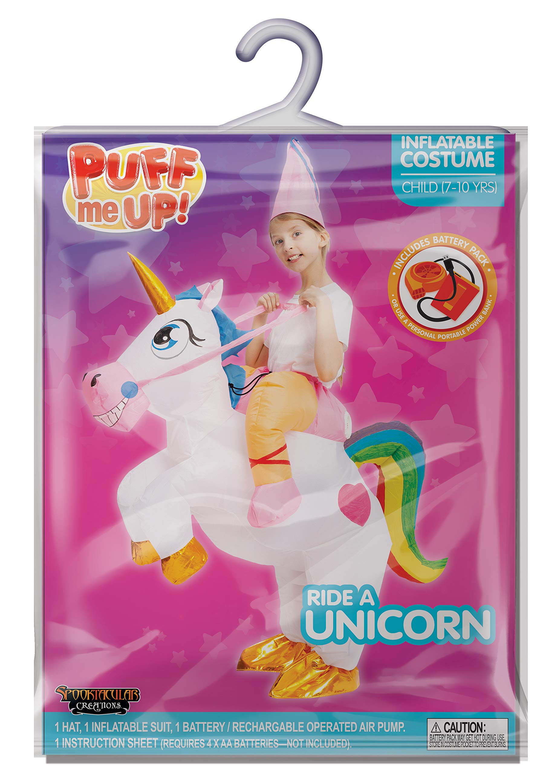 Inflatable Costume Unicorn Riding a Unicorn Air Blowup Deluxe