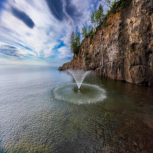 Miniatura 7 de Kasco Fuente de estanque de aireación de la serie VFX  Potencia de caballo 34 120 V, monofásico con cable de alimentación eléctrico de 150 pies