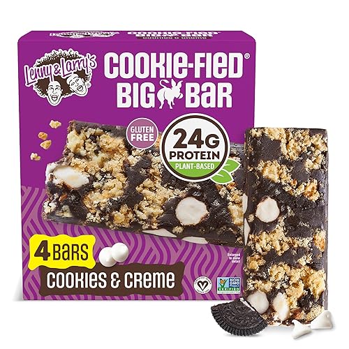Miniatura 7 de Lenny & Larry's Cookie-fied BIG BAR - Barras de chocolate con mantequilla de maní de 3.17 oz, paquete de 12 con 0.85 oz de proteína a base de