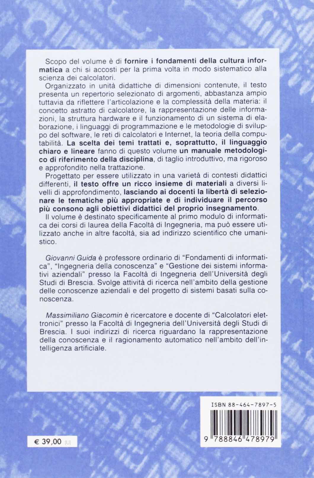 Fondamenti d'informatica