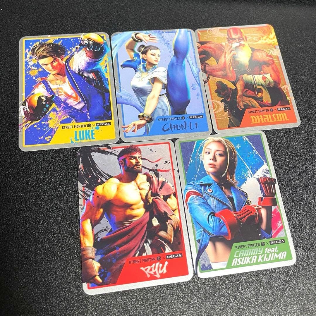 貴島明日香 ストリートファイター6 トレーディングカード 全5種セット