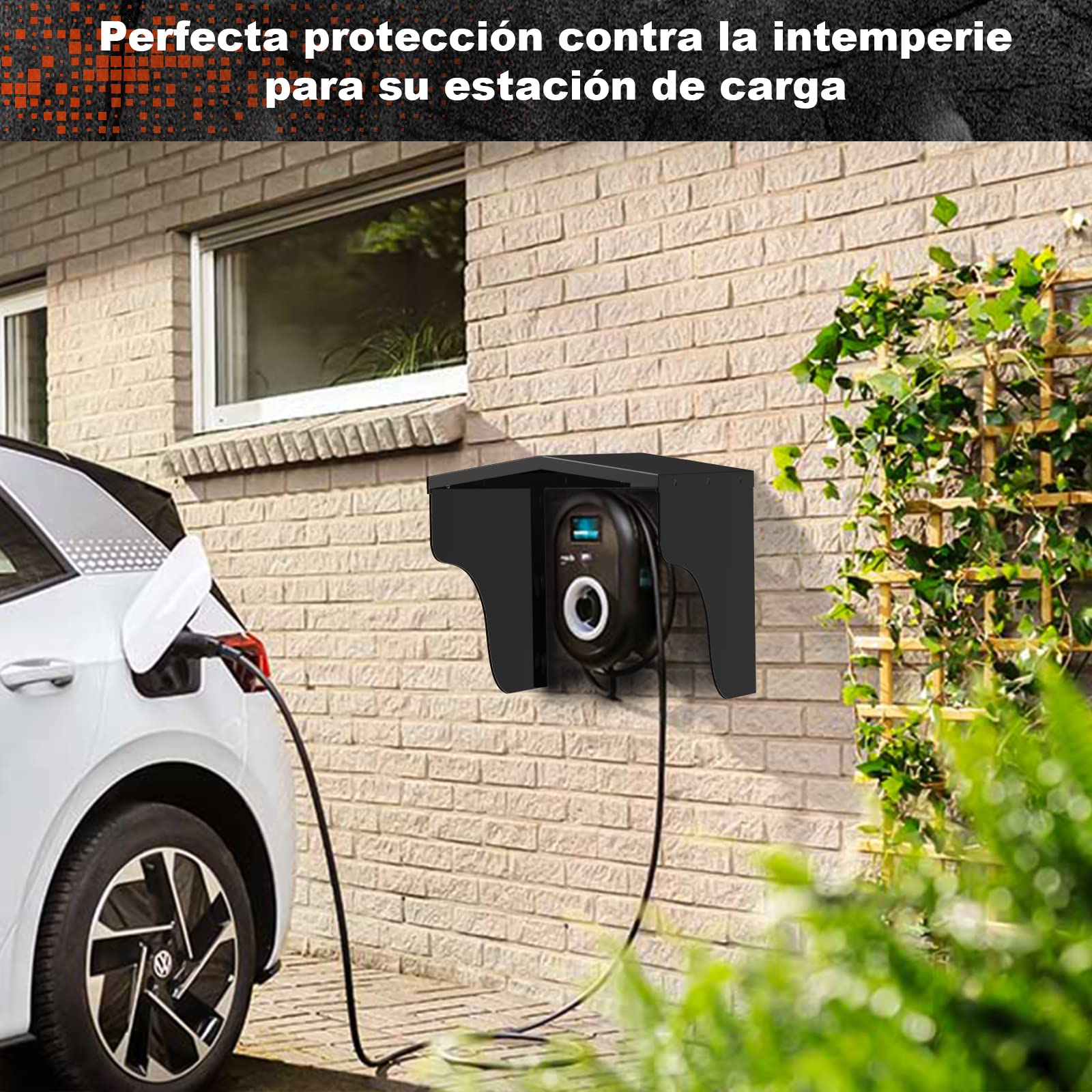Protección meteorológica para Wallbox, cubierta para la columna de carga, techo protector para la estación de carga de e-Auto, accesorio para Wallbox, protección contra la lluvia, protección