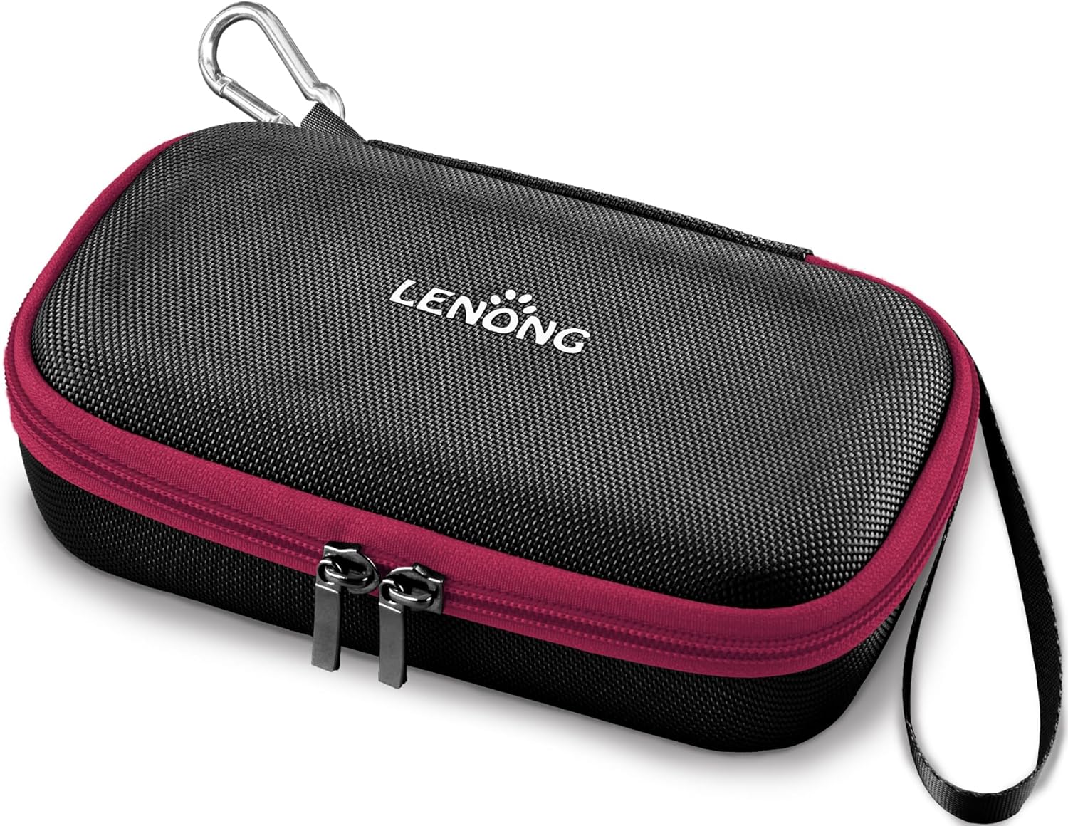 LENONG Small Hard Case Portable Protection Universal Accessories Carrying Bag for Nail Grinders, Shaver, Cell Phone, Earphone, Power Bank, Charger, Cable, Key - Mesh Inner Pocket