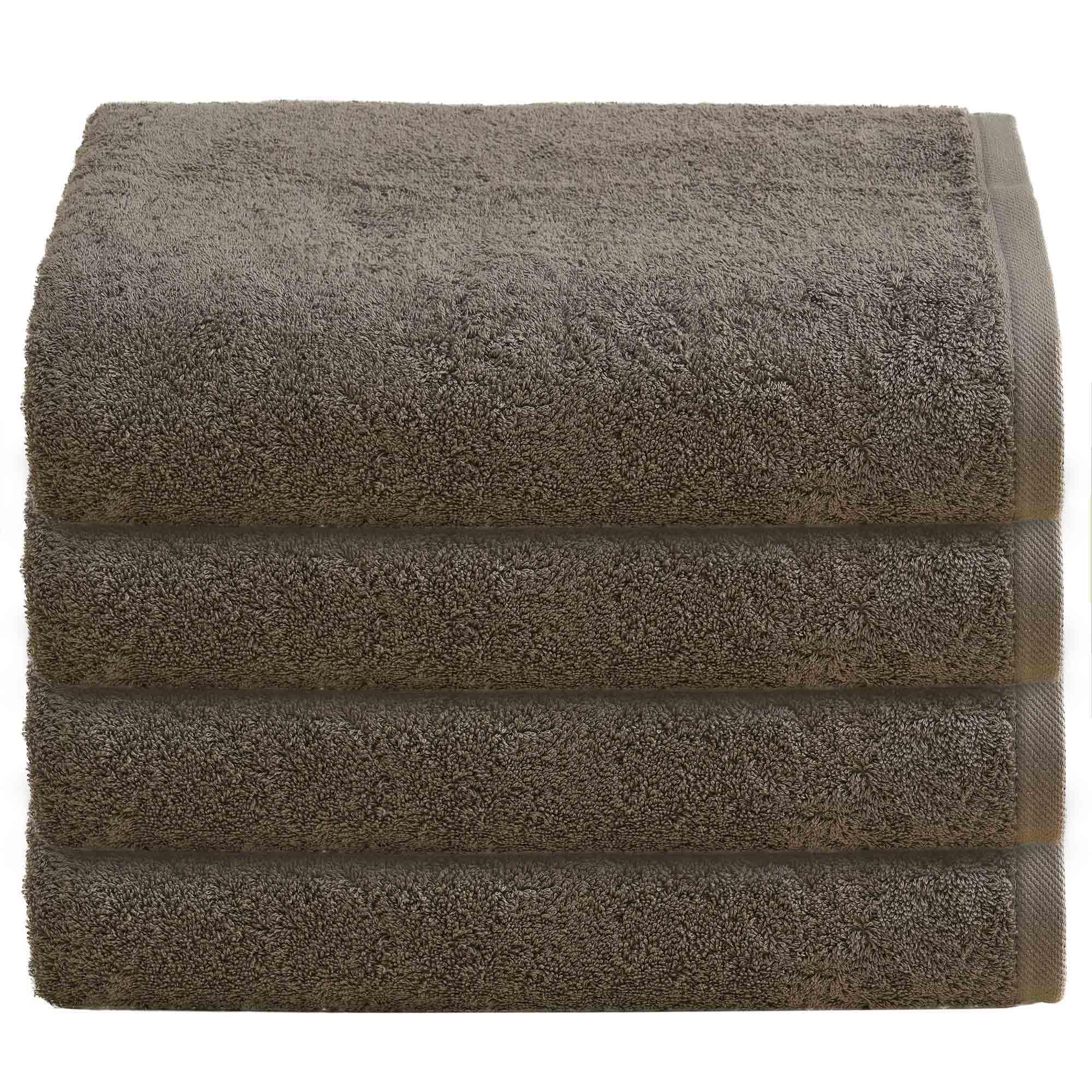 Toalla de ducha grande de 550g/m² y juego de toallas de algodón