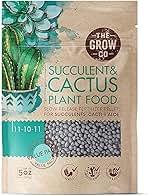 Succulents & Cactus Plant Food - Gentle Long Lasting Formula, Slow Release Fertilizer (Liquid Alternative) for All Potted Succulent, Cacti & Aloe Vera Plants (5 oz)