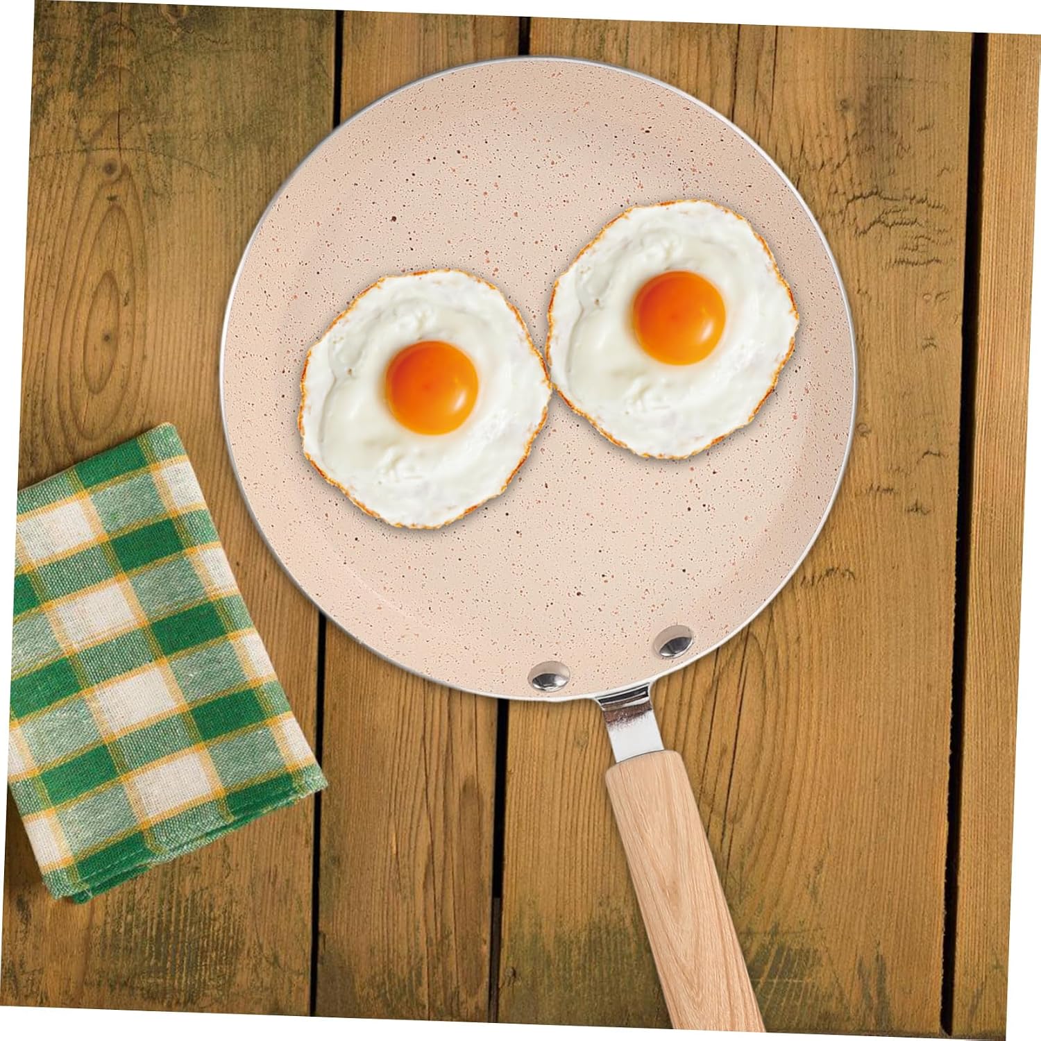 Non-stick Pancake and Frying Pan Cooking Pan for Breakfast Crepes and Pizza Griddle for Easy Cleaning and Cooking