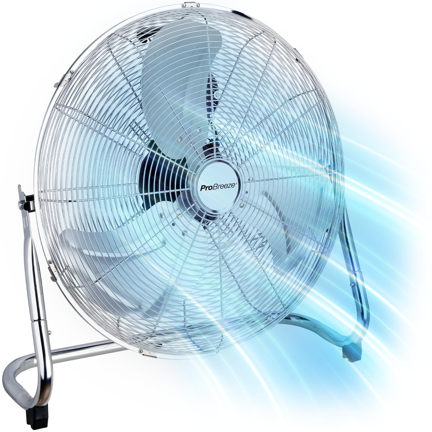 Buy Pro Breeze® 20" Chrome Gym Floor Fan with 3 Speeds and Adjustable