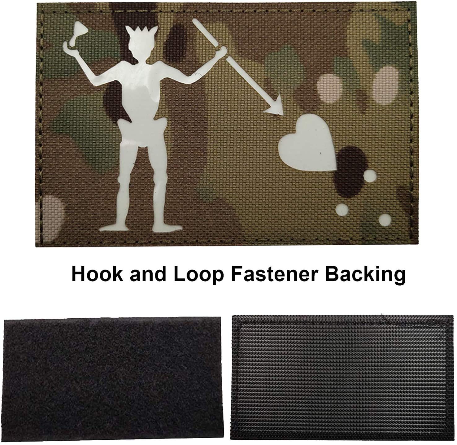 2 Patch Ricamate Con Bandiera Pirata Edward Teach (Barbanera) - 11x7 Cm, Con Attacco A Strappo (Gancio E Anello) Per Abbigliamento Tattico
