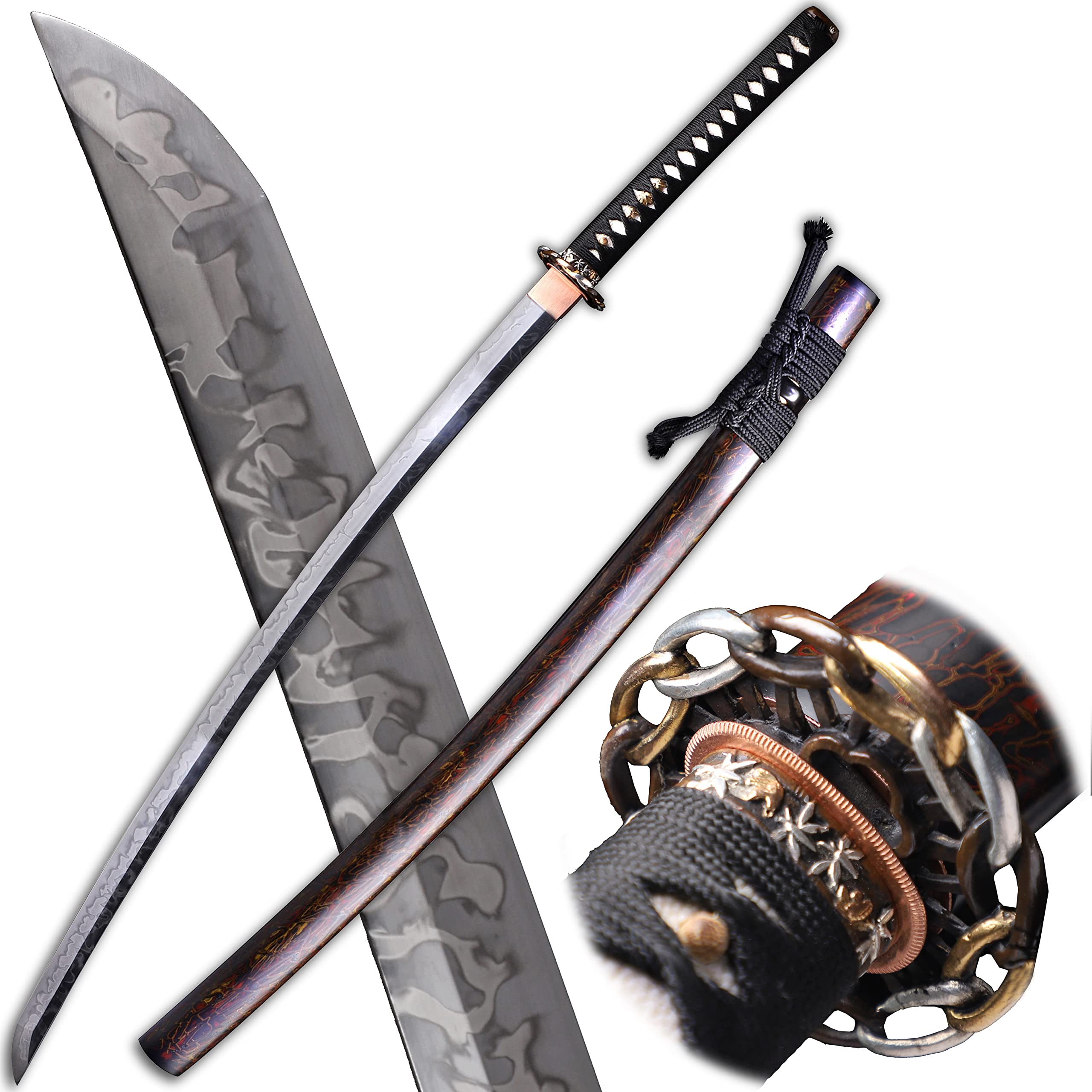 Shengsword Hand Forged Battle Ready Clay Tempered L6 Steel