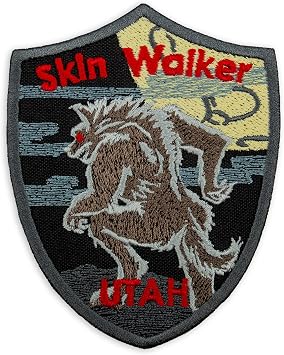 EMBROVERSE Skinwalker Patch, Embroidered Iron-On Cryptid Ranch Werewolf