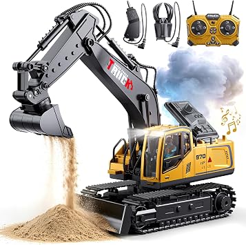 Remote Control Excavator for Adults&Kids,116,RC 19 Channel 3-in-1