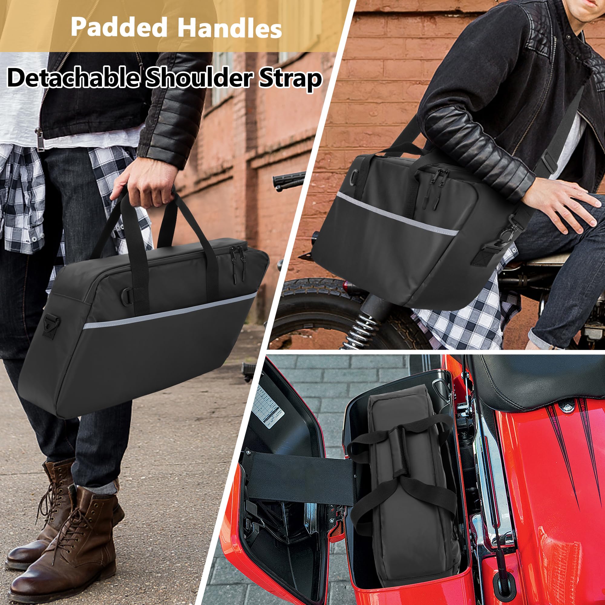HODRANT Motorrad Satteltaschen Kühltasche, isolierter Satteltaschen