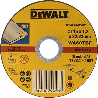 DT42240 SS/INOX Cutting, T1 (S), 115 mm x 1 mm x 22.2 mm