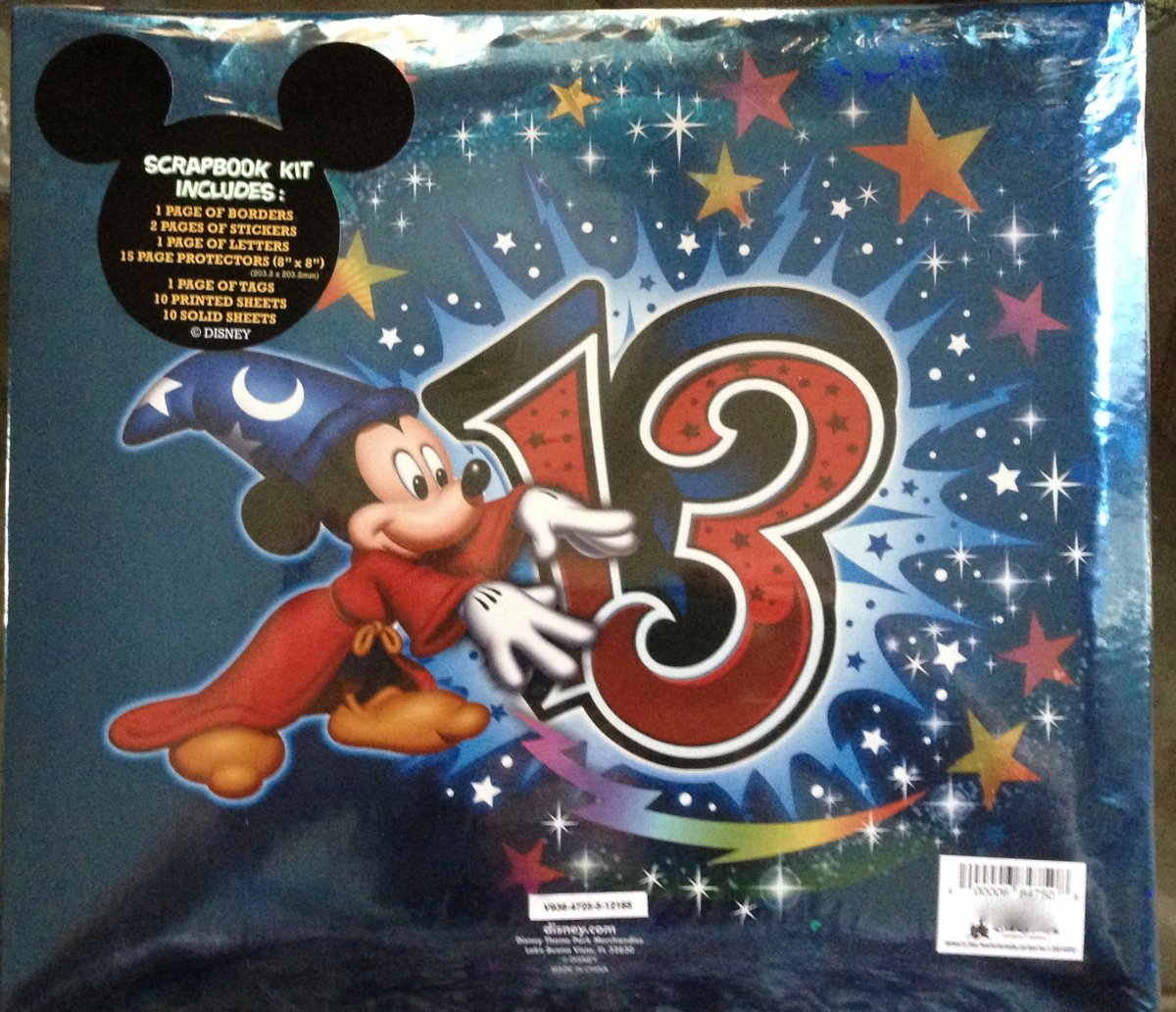 Walt Disney World 2013 Small Scrapbook New 8x8 Park by Disney