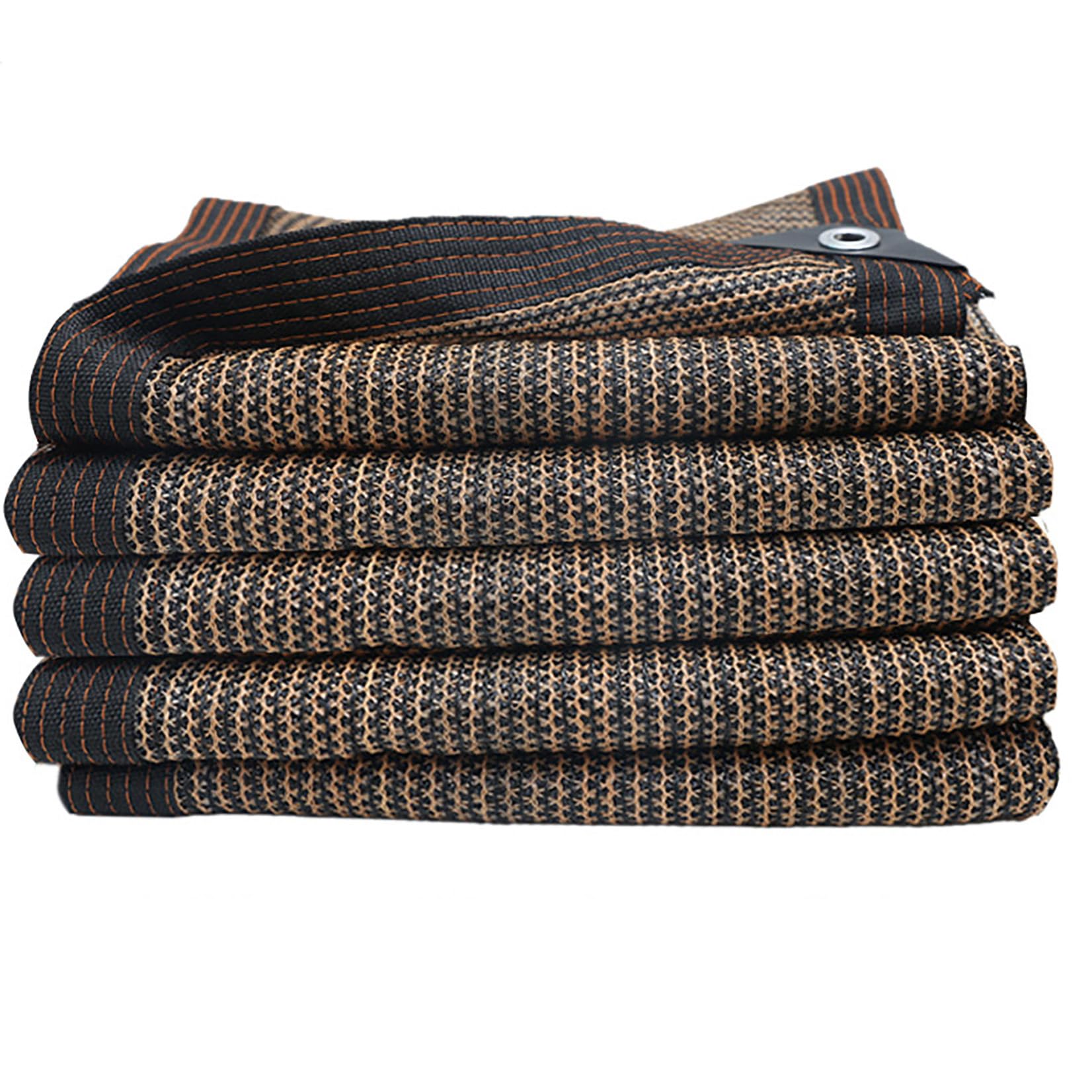 Filet d'ombrage 90% rectangulaire 1x8m en PEHD respirant avec oeillets pour serre