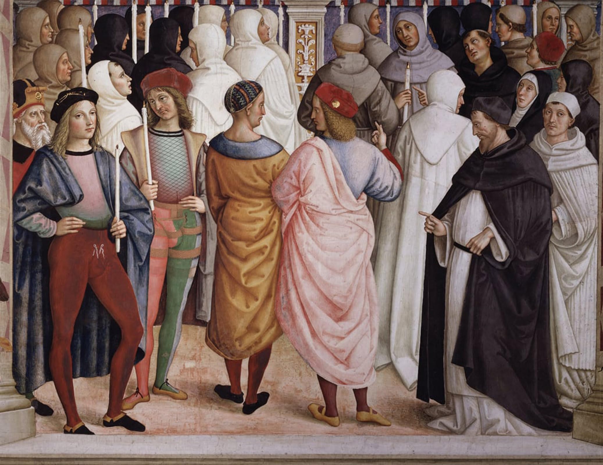 Artxlxxbn No Frame Famous Art Print Poster Vintage Wall Art Famous Paintings By Bernardino Di Betto Pinturicchio Canvas Art Poster For Home Decor 60X90cm