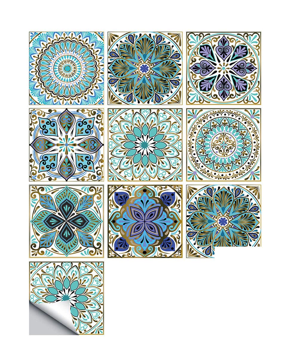 Buy Tile Stickers,10CM Wall Tile Transfers SelfAdhesive Wallpaper
