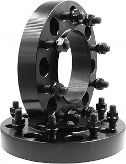 Wheel Accessories Parts 2 Pcs Hub Centric Wheel Spacers 8 on 200mm 8x200mm 1.50 Inch Thick 142mm Hub M14x1.5 14x1.5 Thread Stud Fits 2019+ Ram 3500 2003+ Ford F350 Dual Rear Wheel Vehicles No Lip