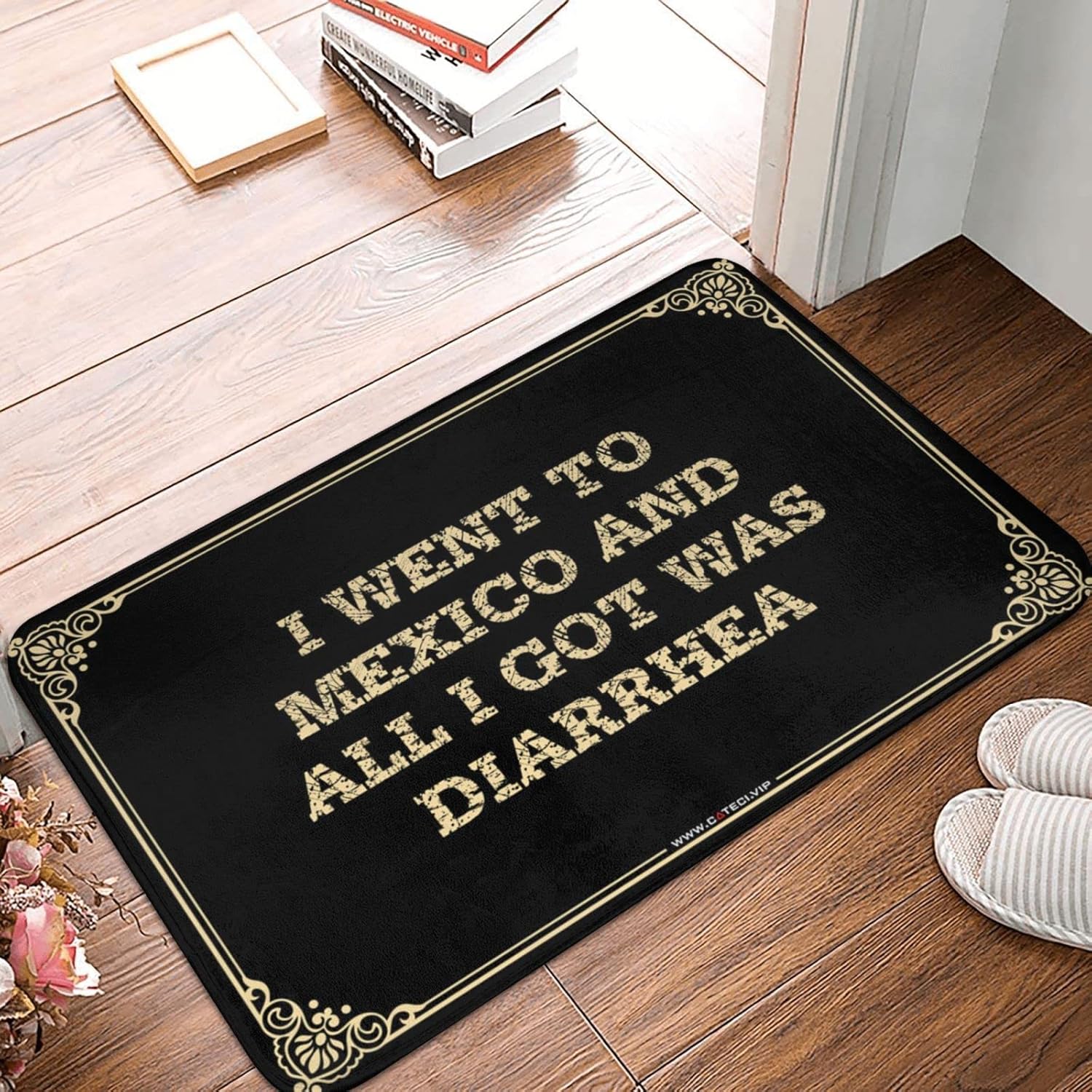 Doormat Fall I Went to Mexico and All Got was Diarrhea Doormat Floor Mats for House Large Outdoor Door Mat(50X80CM)