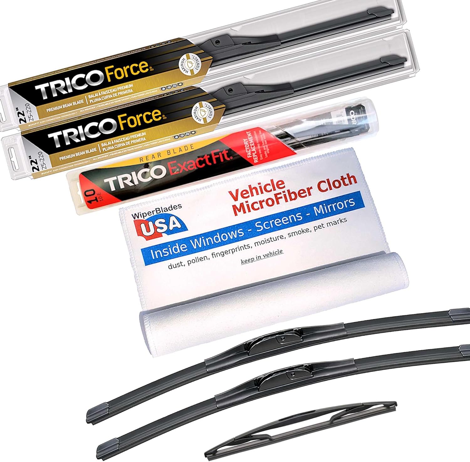 Performance Beam Wipers compatible with Dodge Magnum 2005 (Set of 3) w/Rear Wiper Wiper Blades