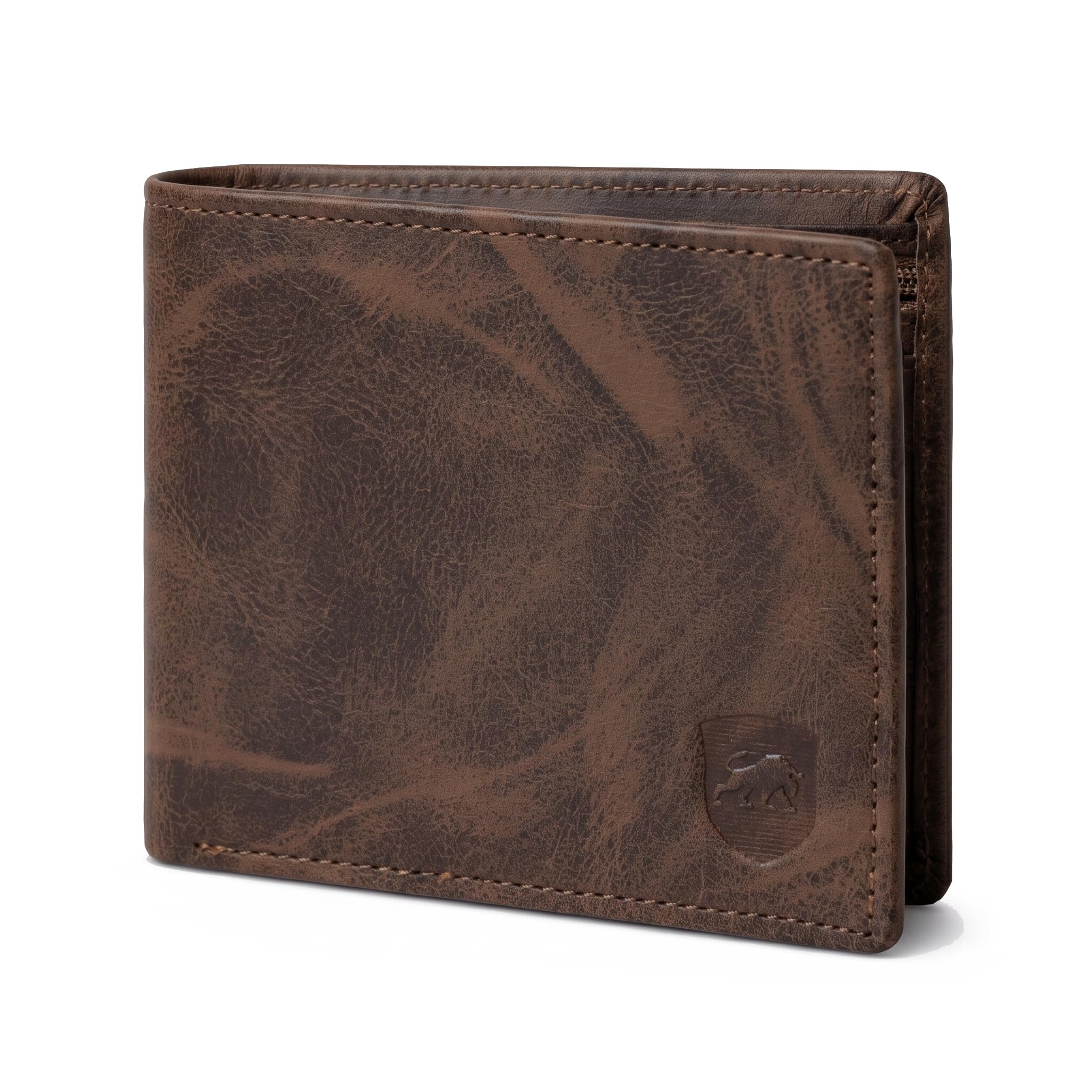 samtroh Double Zipper Pu Leather Wallet for Men | 3 Card Slots | 2 Secret Compartments | 2 Currency Compartments | 1 Coin & Zip Pocket-picture-0