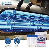 Vista 4 de iQBac Kit de prueba de control UV, paquete de 4 Kit de prueba para verificar la eficacia de los sistemas de tratamiento de agua Detecta
