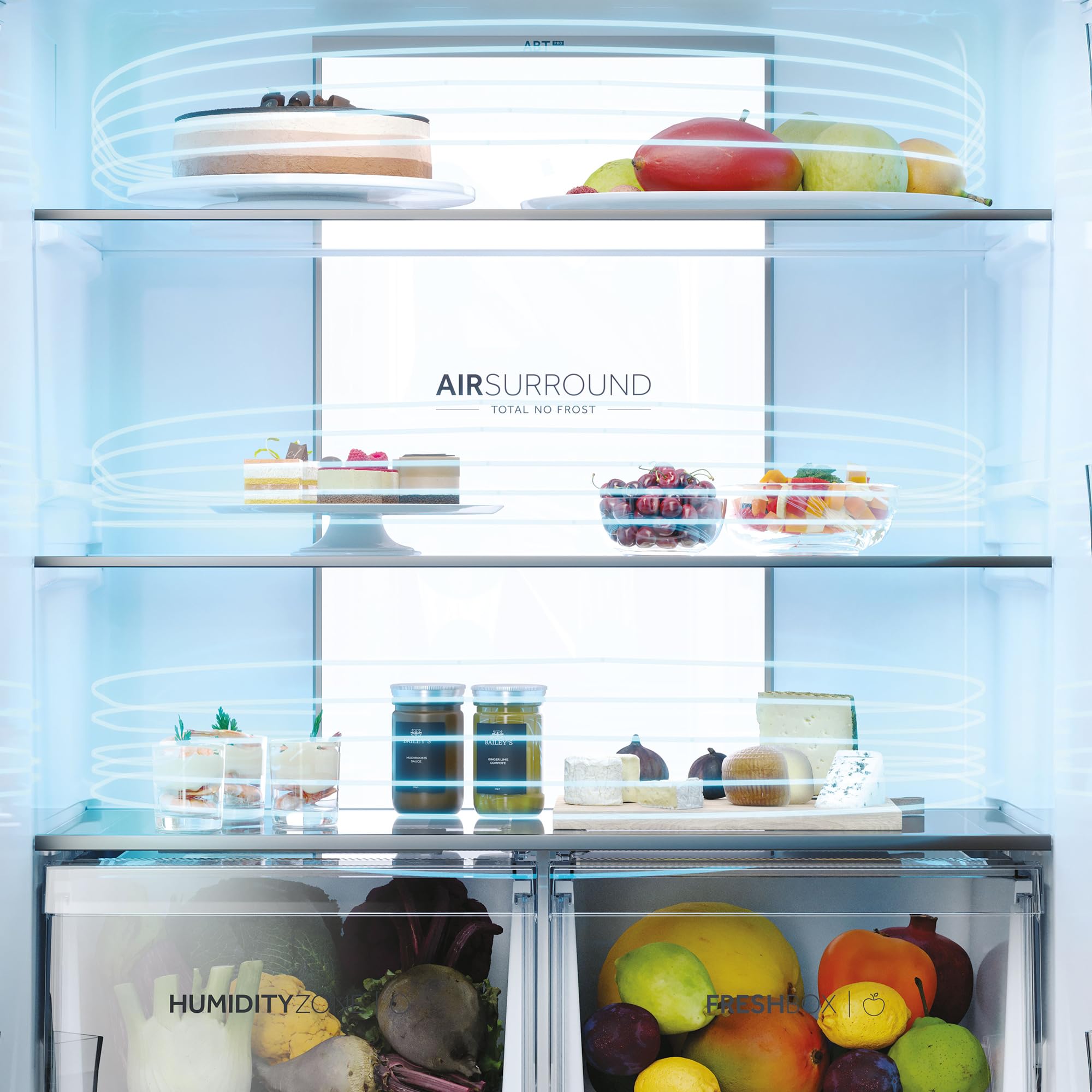 Haier Kühl-Gefrier-Kombination CUBE 83 SERIE 7 HCR7818DNMM, 83 cm Breite, 182 cm Höhe, Fassungsvermögen 467 L, Daylight, HumidityZone, Air Surround