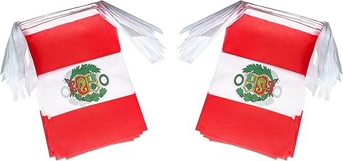 Vista 135 de ZXvZYT Cadena de bandera haitiana de Haití, pequeñas mini banderines de Haití, para gran apertura, eventos deportivos nacionales, decoraciones