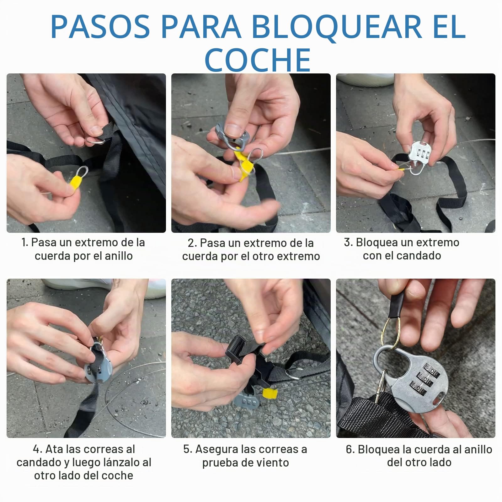 Funda Coche Exterior Compatible con 2007-2024 FIAT 500/500C/500E/Abarth, Cubre Coches Impermeable Transpirabl, Coberturas Completas Anti-UV, a Prueba de Polvo, a Prueba de Lluvia y a Prueba de Nieve