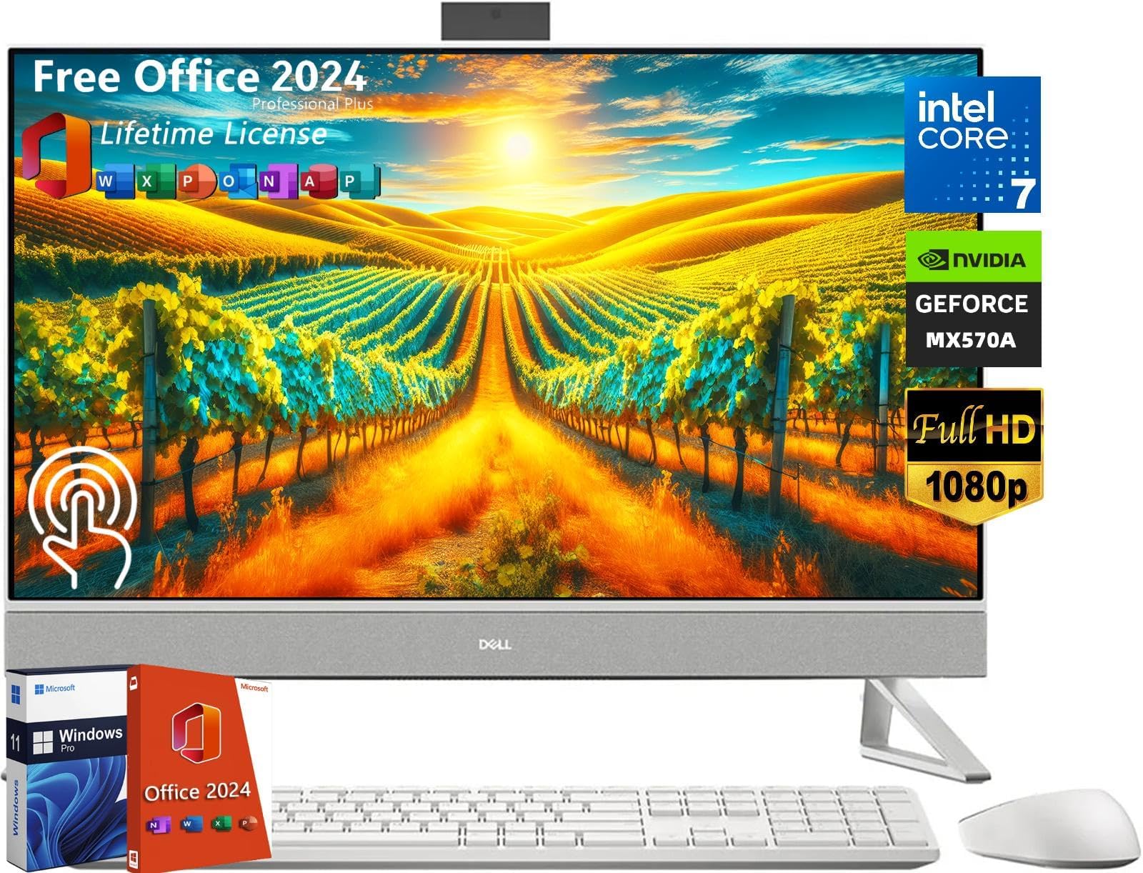 Amazon.com: Dell Inspiron 7730 All-in-one Desktop, 27 Inch FHD ...