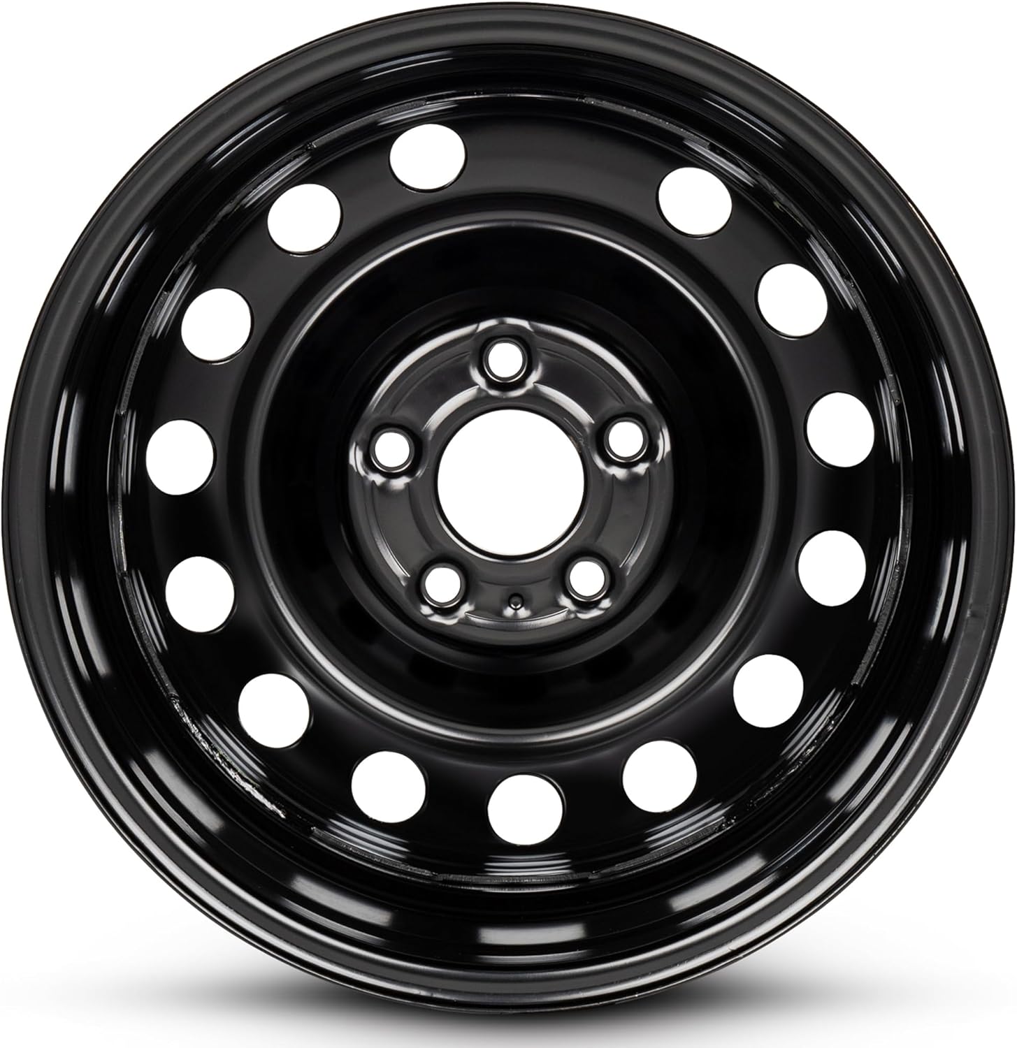 For 2014-2019 Kia Soul 16 Inch Black Painted Steel Rim - OE Direct Replacement - Road Ready Car Wheel