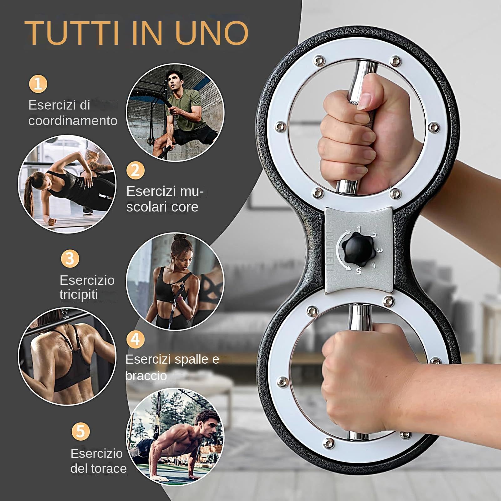 Entrenador de Brazos para Hombres Fortalecedor Manual Agarre | Entrenador De Antebrazo De 5,44 kg, Fortalecedor De Agarre Accesorios Para Entrenamiento De Fuerza Y Pecho Gimnasio En Casa