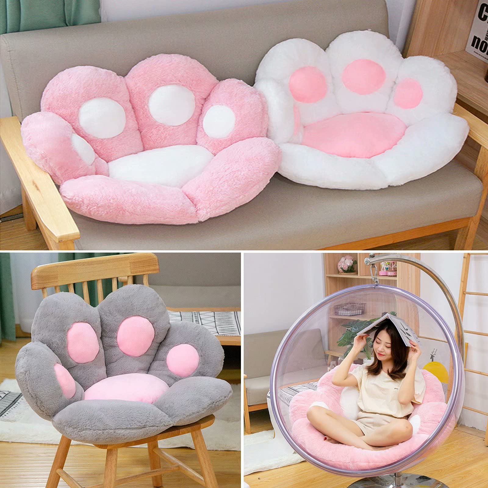 Amazon｜キャットポークッションキュートシートクッション、キャット