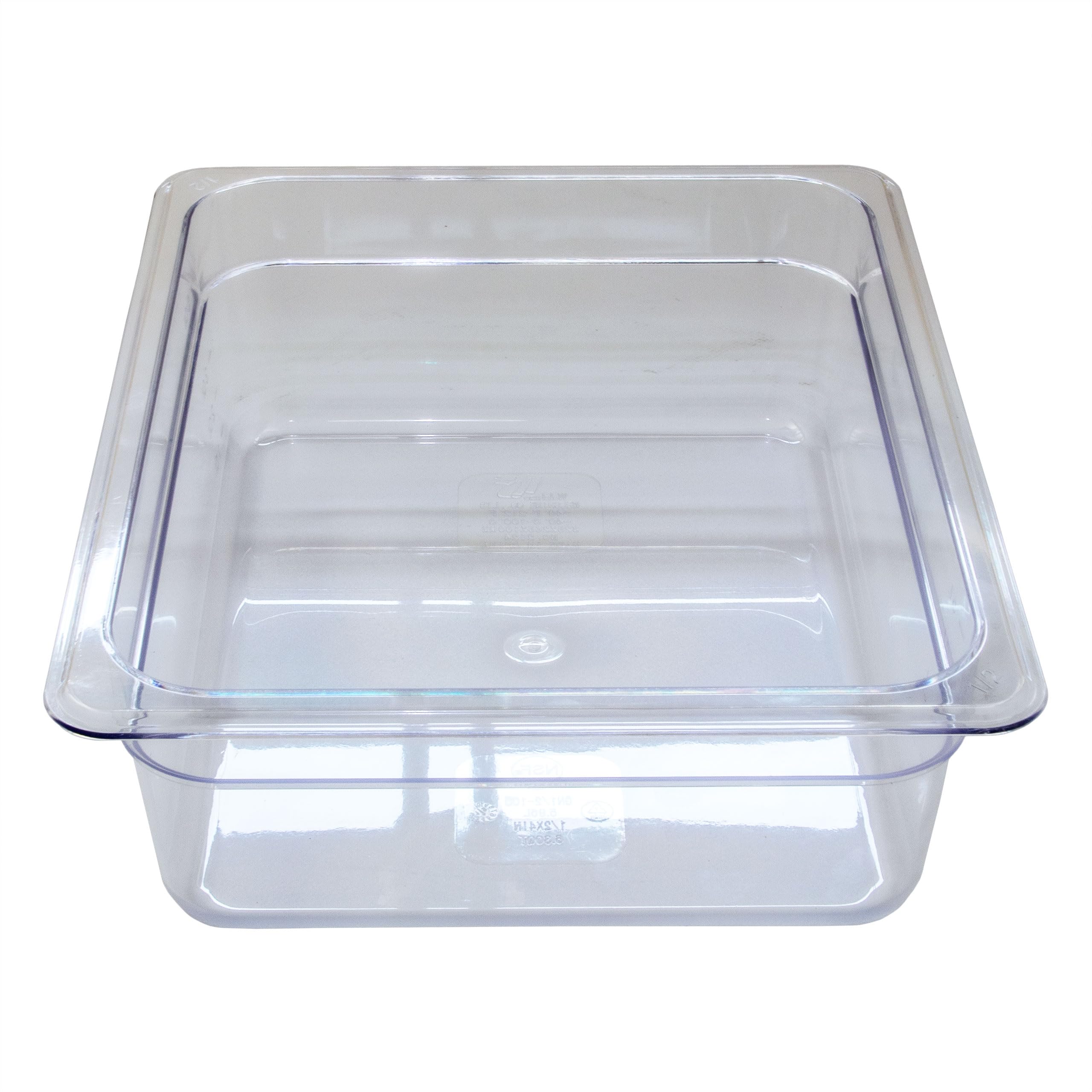 6 Stück Polycarbonat GN 1/2 Gastronormbehälter GN-Behälter 6,5 Liter tief 100mm Gastronorm