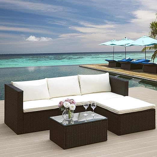 LIFE CARVER garden corner sofa rattan corner sofa Garden Furniture