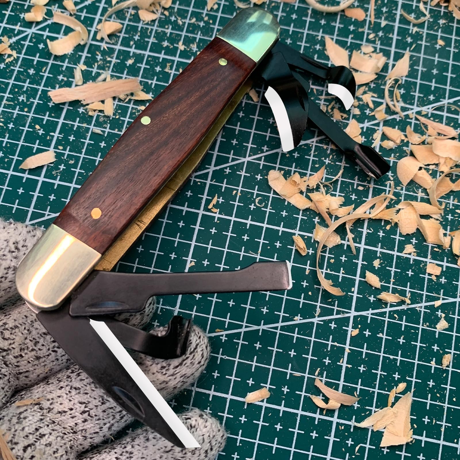 Splinter Carvin' Folding Knife - Wood Carving & EDC -7 Splinter Carvin' Folding Knife - Wood Carving & EDC -7