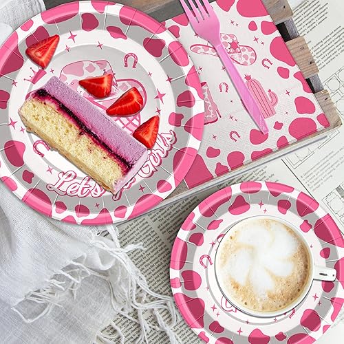 Miniatura 13 de Juego de 96 platos y servilletas de cumpleaños morados y plateados con decoraciones de fiesta de feliz cumpleaños, platos de papel, servilletas