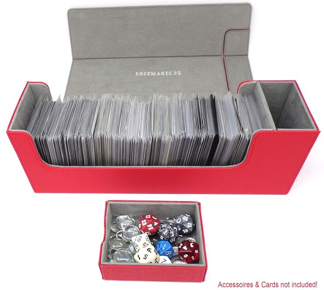 Foto 7 de 8 de docsmagic.de Premium Magnetic Tray Long Box Red Medium + 3 Flip Boxes - Roja