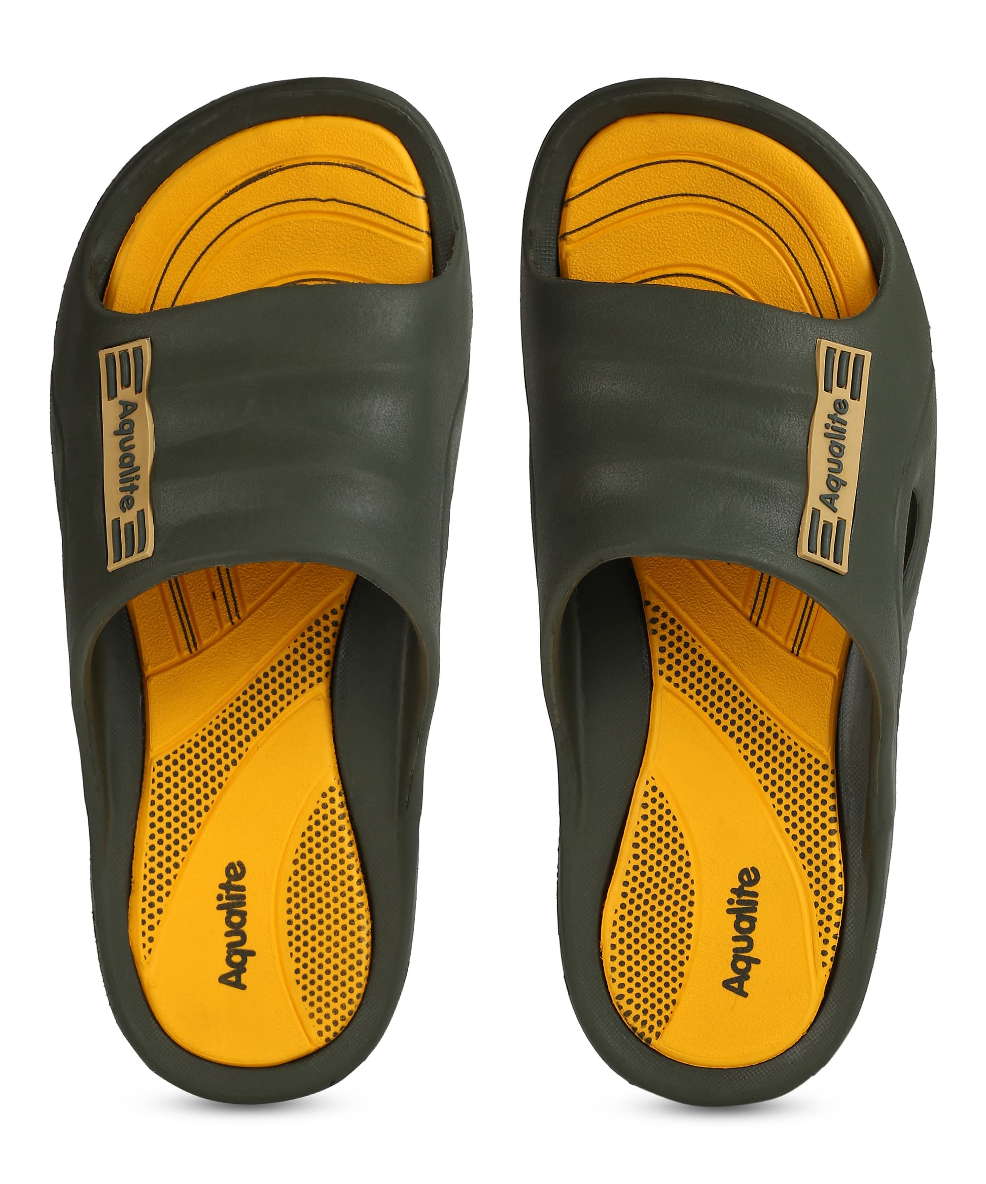 aqualite Sliders for Men|| Comfort Trendy Stylish Fashionable Slippers For Men||Flip Flops for Men||Slides for Men-picture-33