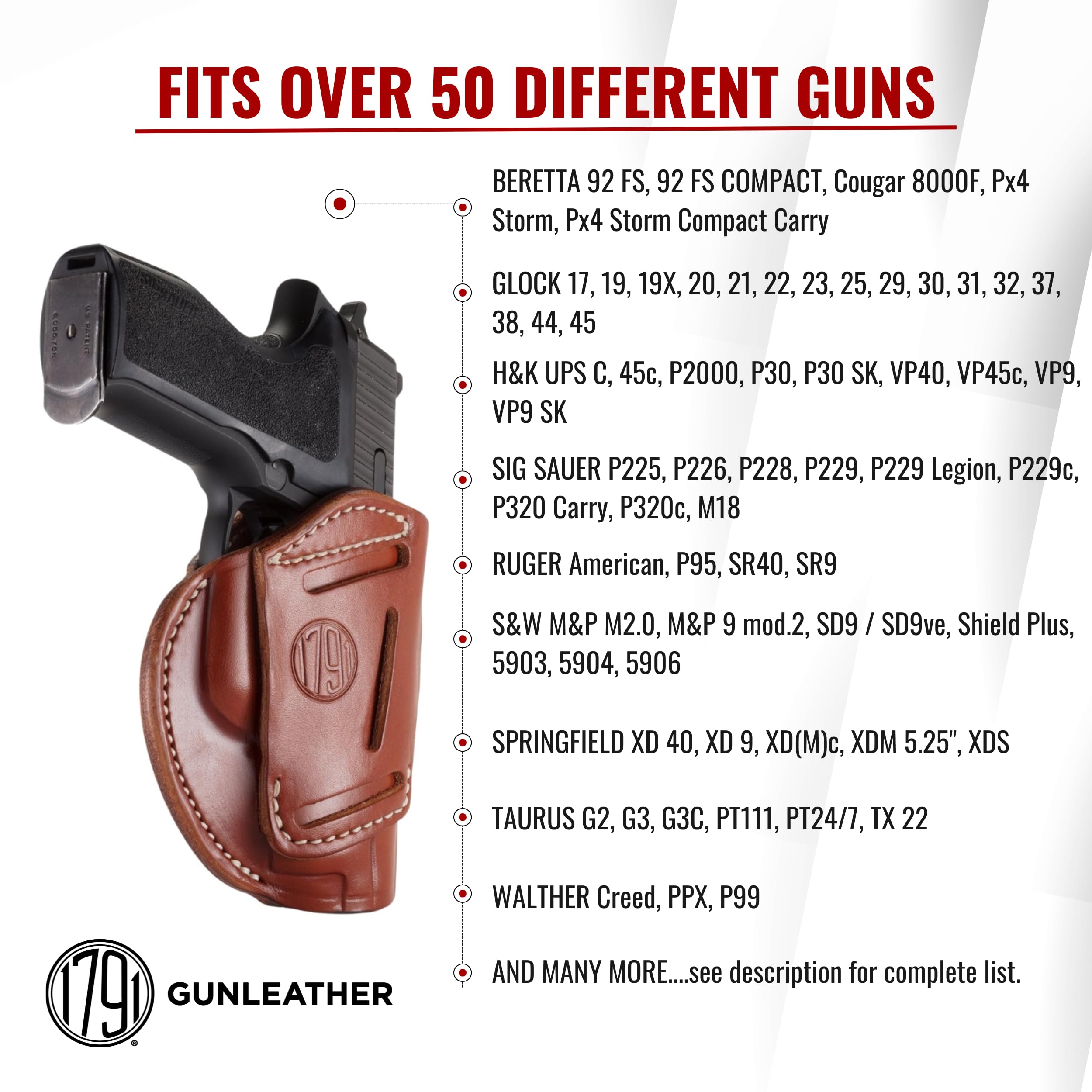 Amazon.co.jp: 1791 Gunleather 3ウェイSig p226 & p229