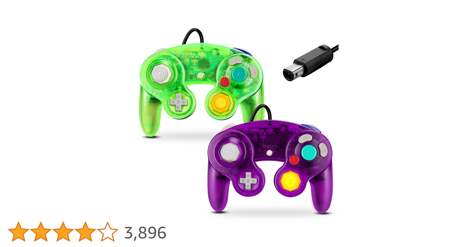 Amazon | FIOTOK ゲームキューブコントローラー クラシック有線