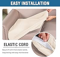 Vista 41 de H.VERSAILTEX Multi-Pieces Sofa Covers Stretch Couch Covers Form Fitted Seats and Back Cushions Covers