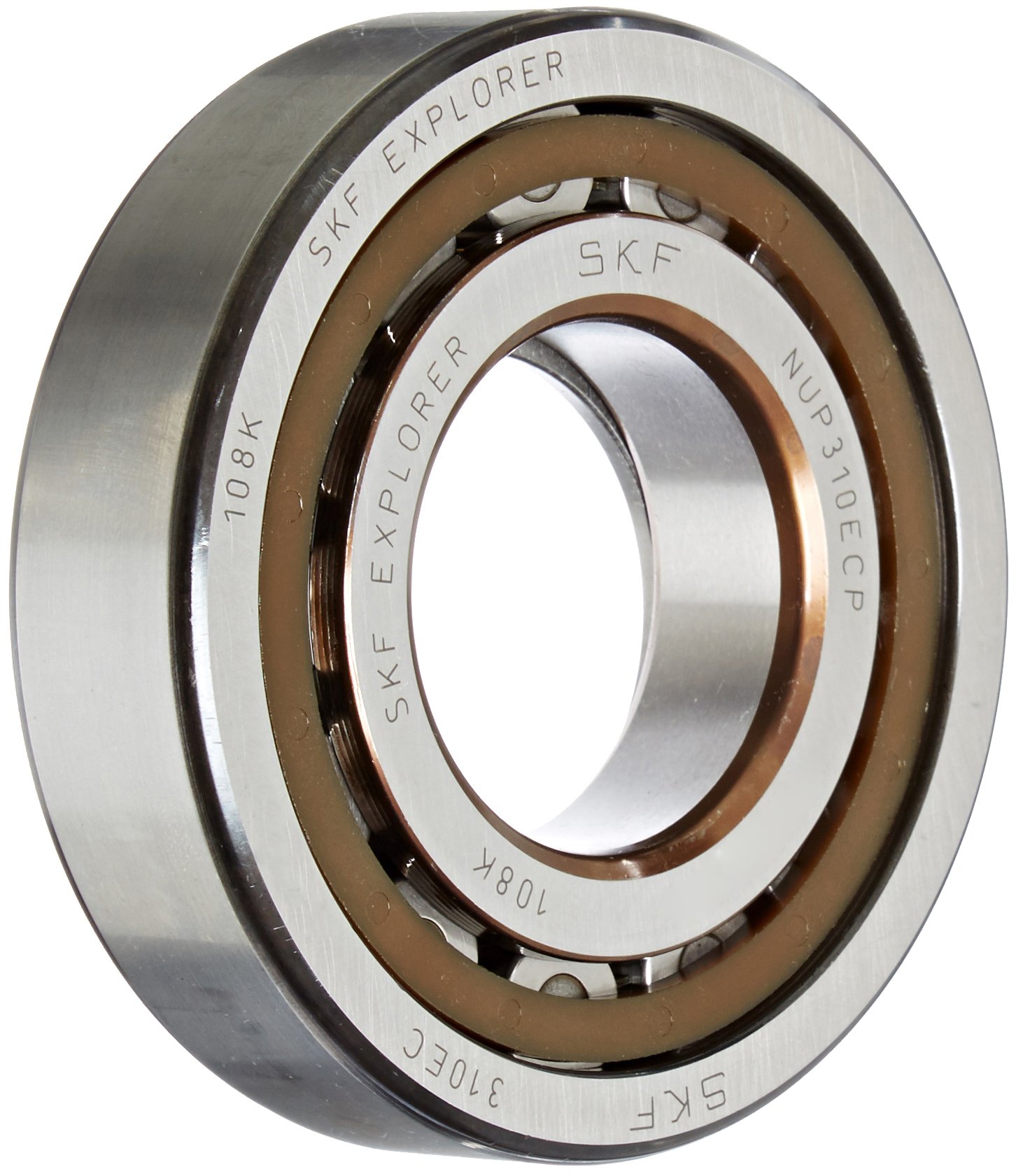 SKF NUP 2212 ECP Roulement à rouleaux cylindrique radial 60 ID Acier