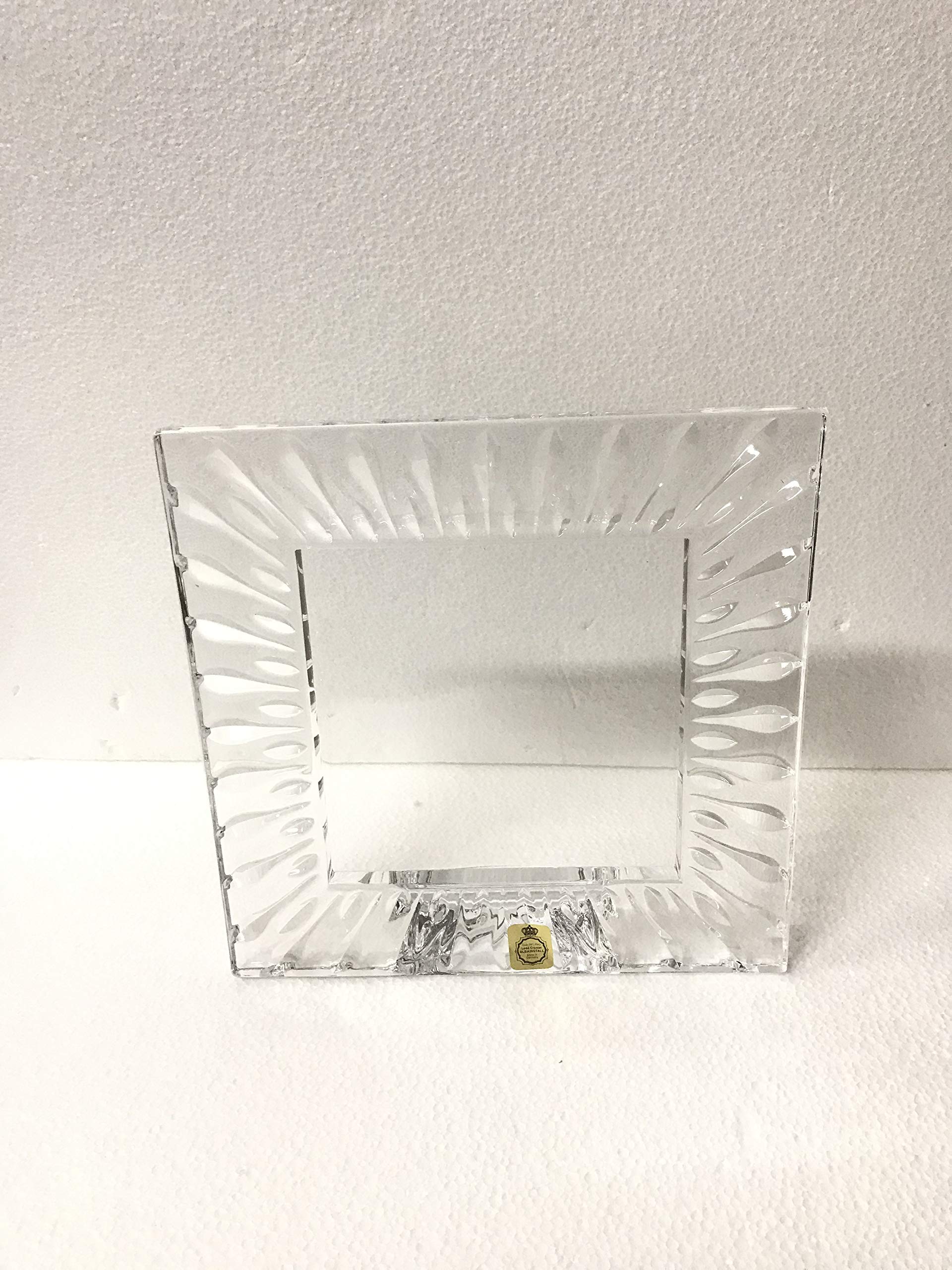 Cadre photo original Nachtmann cristal 24 %, porte photo carré 21x21 cm de haute qualité