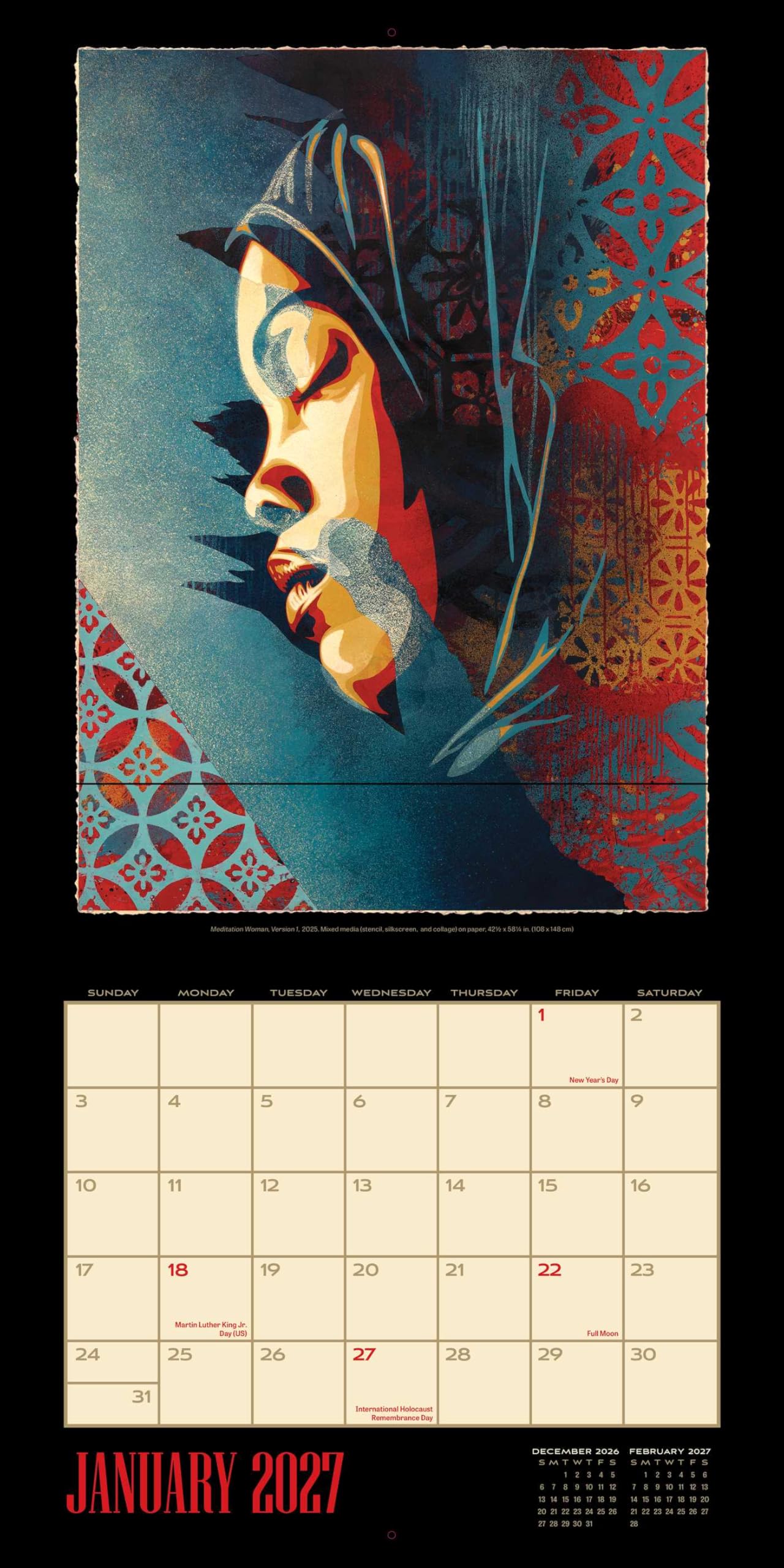 Shepard Fairey 2027 Wall Calendar