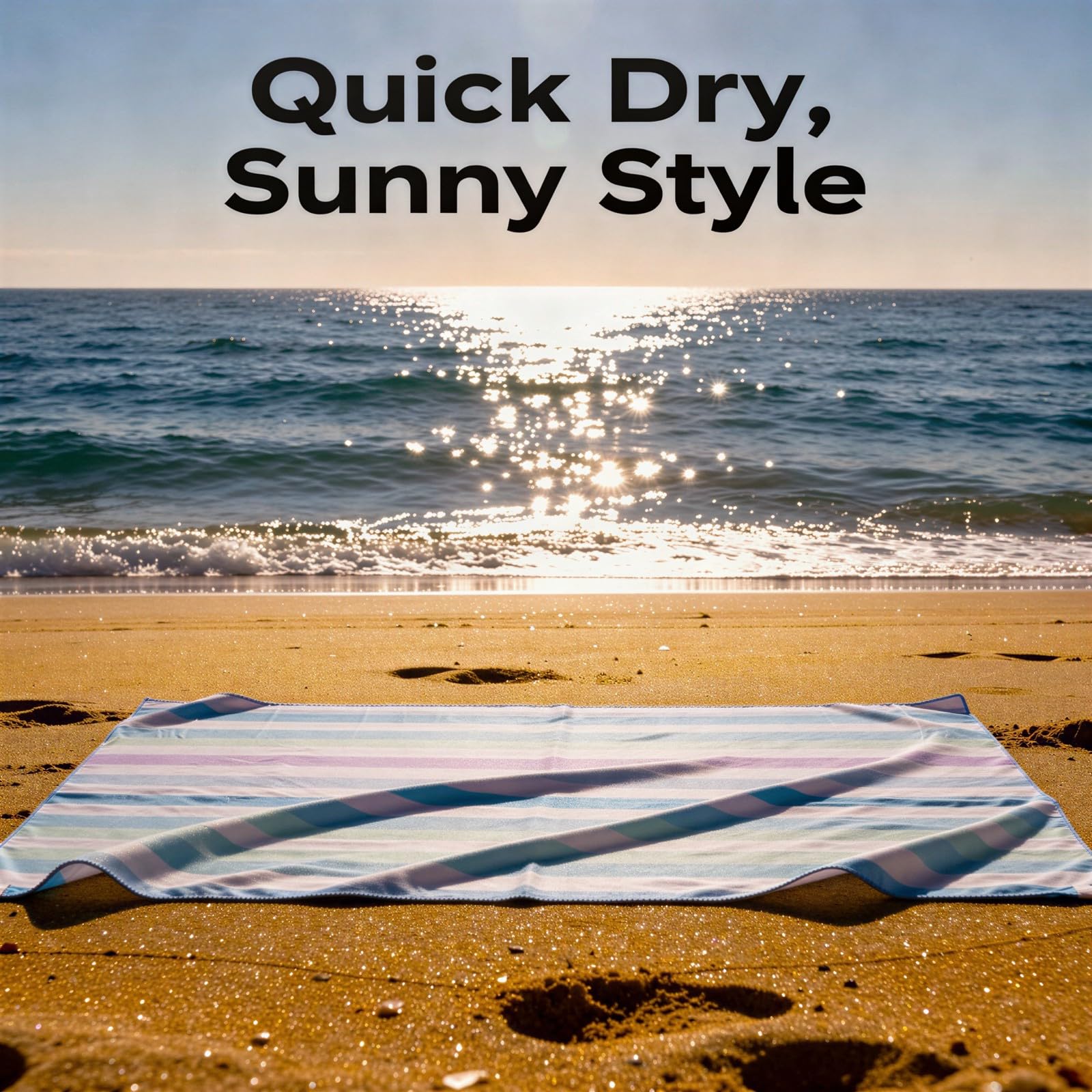 Toalla de playa, poliéster y nailon impreso a doble cara, 180 x 90 cm, toalla deportiva de secado de microfibra suave y absorbente para natación, viajes, fitness al aire libre, vacaciones en
